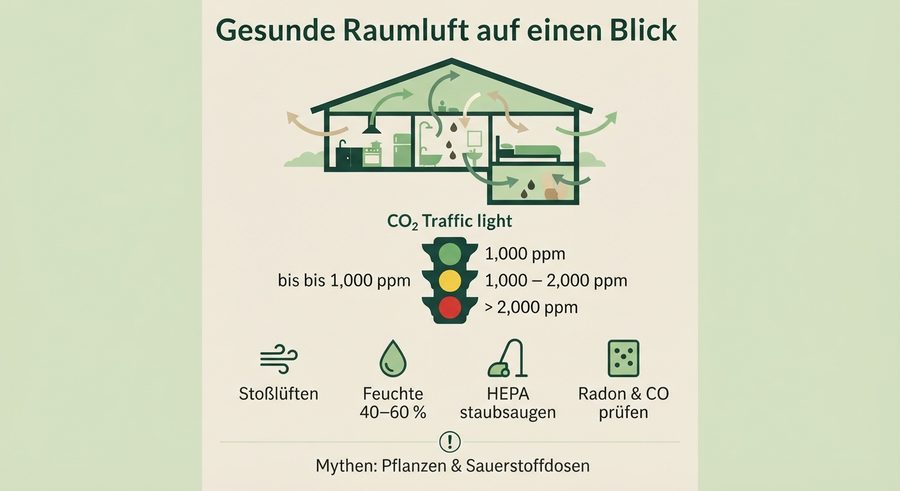 Luftqualität verbessern: Was in Innenräumen wirklich hilft – und was nur gut klingt 2 Luftqualität verbessern