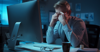Schlechte Augen durch Bildschirmarbeit