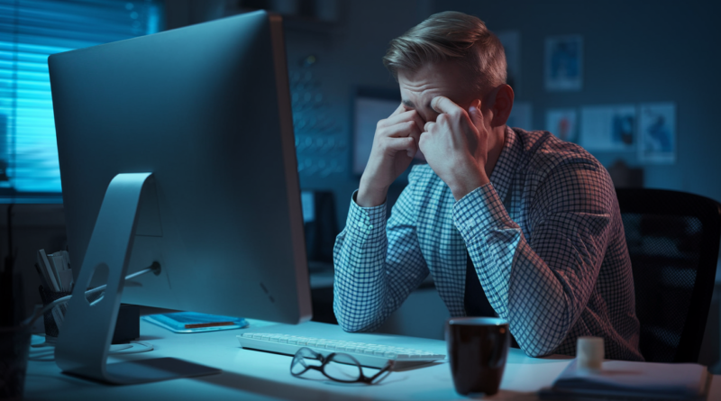 Schlechte Augen durch Bildschirmarbeit