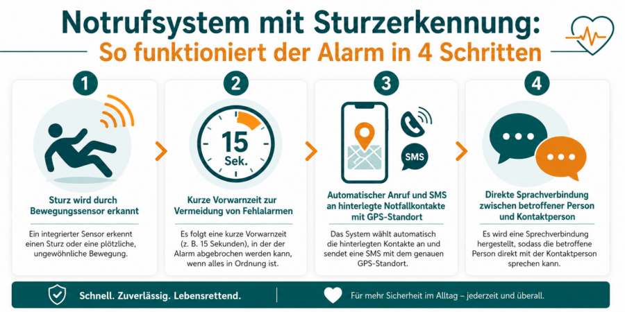 Notrufsystem mit Sturzerkennung für Senioren: Wann ein Armband wirklich Leben retten kann 4 Notrufsystem mit Sturzerkennung